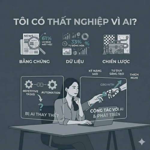 Tôi có thất nghiệp vì AI? Bằng chứng, dữ liệu & chiến lược